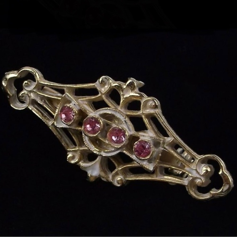 Vintage 1960s Rhinestone‎ Brooch